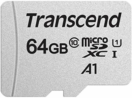 Transcend MicroSD kortti 64 GB MicroSD  SD adapteri
