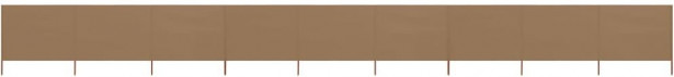 Tuulensuojakangas 9 paneelilla 1200x80 cm ruskeanharmaa_1