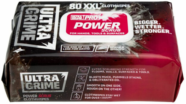 Puhdistusliina UltraGrime, Pro Power scrub, 80kpl