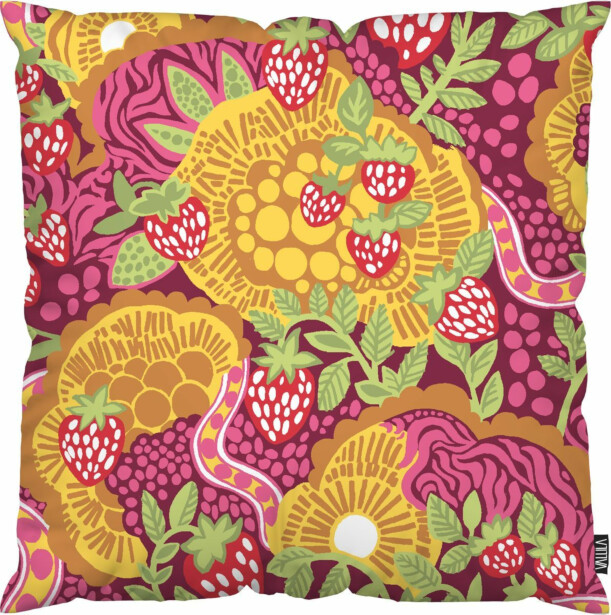 Koristetyynynpäällinen Vallila Jemma 43x43cm punainen