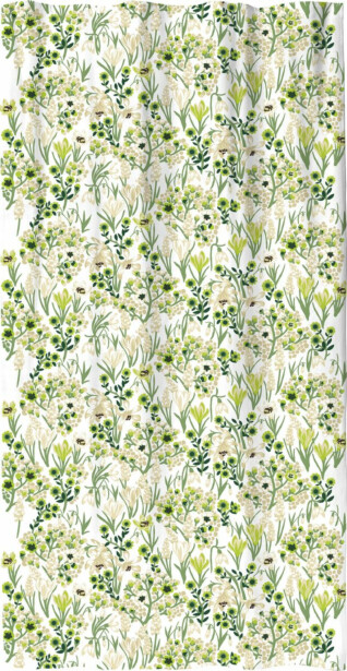 Sivuverho Vallila Muscari 140x240cm vihreä