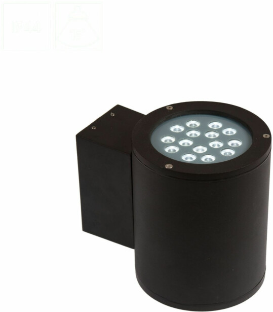 Seinävalaisin Spectrum Torre LED Cree 15° 15W IP44 6000K 252x200x175mm tummanharmaa