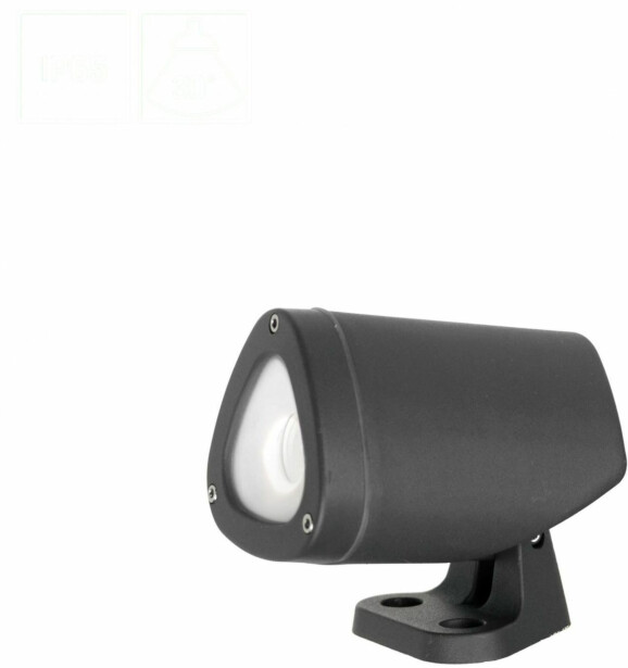 Ulkoseinävalaisin Spectrum Torre LED Cree 30° 3W IP65 4000K 89x73x66mm harmaa