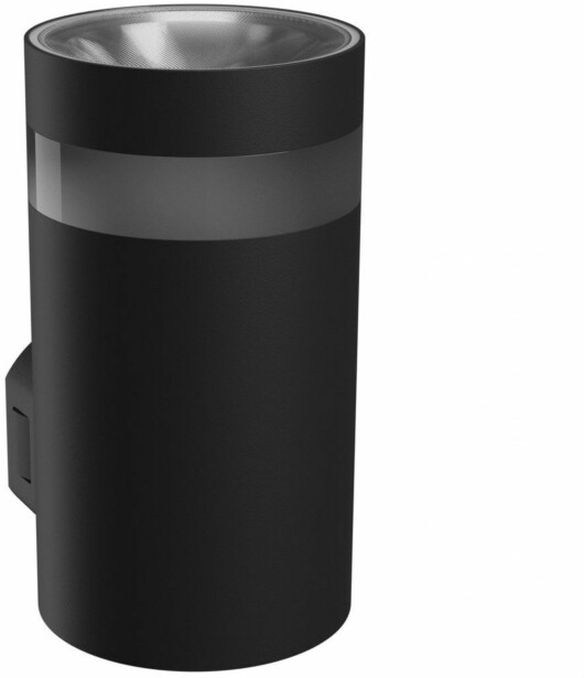 Ulkoseinävalaisin Spectrum Torre Ring 9W CCT IP54 99x78x156mm pyöreä alas musta