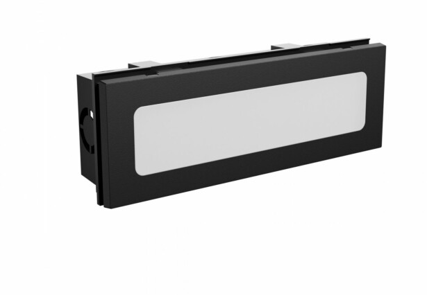 Julkisivuvalaisin Spectrum Encanta 6W CCT IP54 upotettava 230x84x60mm musta