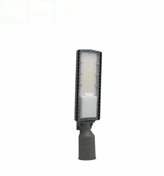 Katuvalaisin Spectrum Streetos 50W 4000K 130/80° IP66 IK10 456x122x77mm harmaa