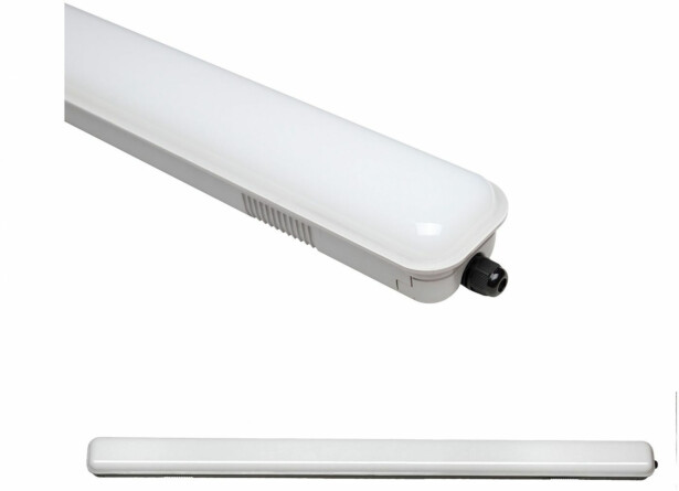 Teollisuusvalaisin Spectrum Limea LED SMD3528 36W 120cm 6000K IP65 85x1200x73mm mattakalvo harmaa/valkoinen