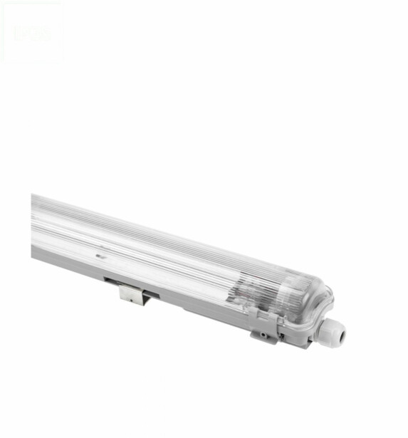 Teollisuusvalaisin Spectrum Limea LED-putki Tri-proof kiinteä 1x60cm G13 IP65 710x65x63mm harmaa