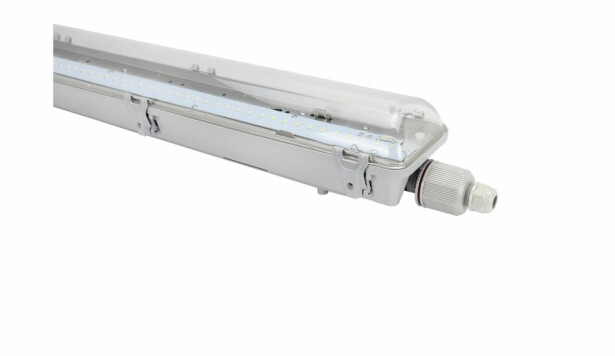 Teollisuusvalaisin Spectrum Limea LED SMD5630 IP66 läpinäkyvä harmaa, eri vaihtoehtoja