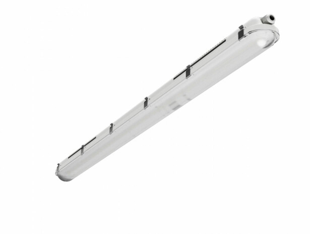 Teollisuusvalaisin Spectrum Limea Gigant Pro Hermetic 1200x80x68mm 40W/33W/26W/20W 120° IP66 IK10 harmaa/valkoinen, eri värilämpötiloja