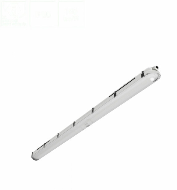 Teollisuusvalaisin Spectrum Limea Gigant Pro Hermetic 1500x80x68mm 85W/68W/54W/40W 120° IP66 IK10 harmaa/valkoinen, eri värilämpötiloja