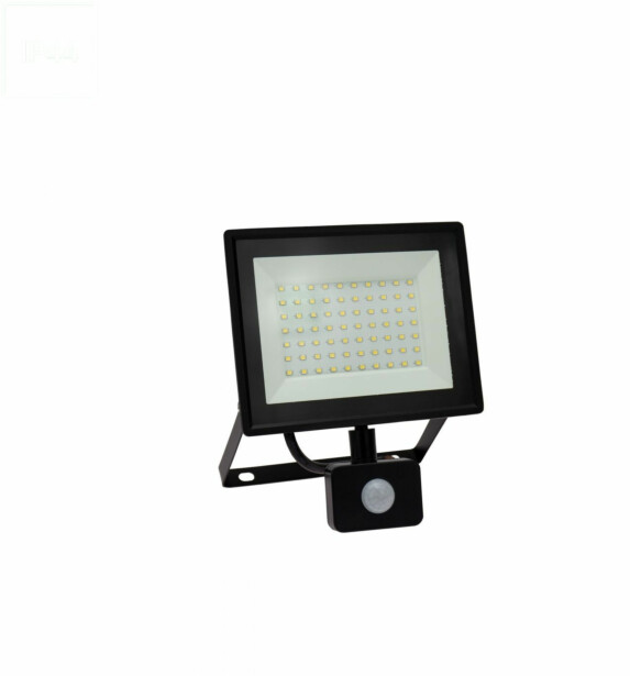 Ulkoseinävalaisin Spectrum Noctis Lux 3 liiketunnistimella 50W IP44 3000K 180x215x53mm musta