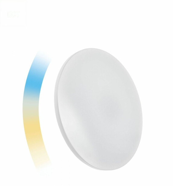 Älyplafondi Spectrum Smart Nymphea Ø488x70mm 36W CCT+DIM WI-FI 2700-6500K valkoinen