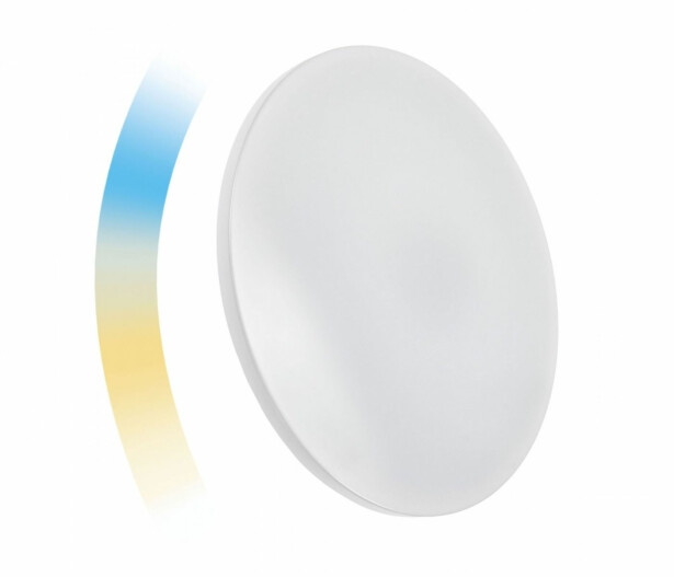 Älyplafondi Spectrum Smart Nymphea Ø488x70mm 36W CCT+DIM WI-FI 2700-6500K valkoinen