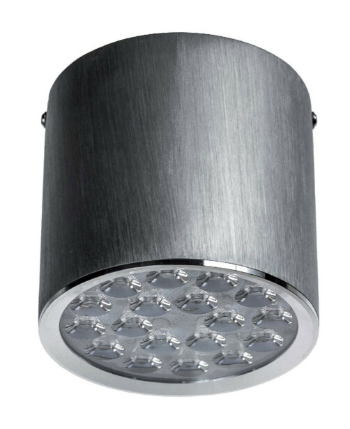 Alasvalo Spectrum Chloe 18LED 18W 45° Ø124x125mm alumiini, eri värilämpötiloja