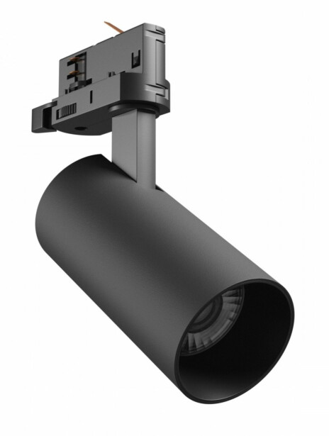LED-spottivalaisin Spectrum Andromeda Prime 3-vaihekiskoon CCT 16W 25° IP20 Ø63x134x184mm musta