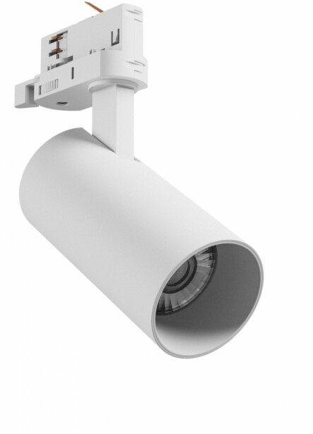 LED-spottivalaisin Spectrum Andromeda Prime NA Raili 3-vaihekiskoon CCT 16W 25° IP20 Ø63x134x184mm valkoinen 63x134x184mm
