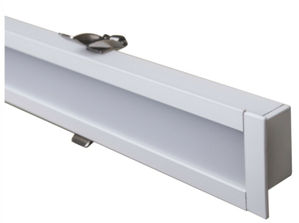 LED-kohdevalaisin Spectrum Allday 36W 120° upotettava 1170x60x34.8mm valkoinen, eri värilämpötiloja