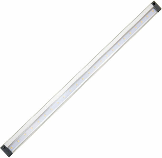 Kalustevalaisin Spectrum LED SMD 12V kosketuskytkin hopea mustat päädyt, eri vaihtoehtoja