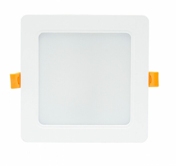 Upotettava alasvalo Spectrum Dure 3 12W 6000K 110° IP54 IK06 neliö integroitu ajuri 145x145x34mm valkoinen