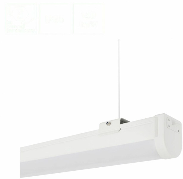 Teollisuusvalaisin Spectrum Limea Slim 2 1700x65x67mm IP66 valkoinen, eri tehoja