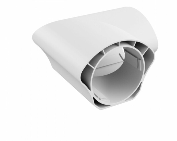 L-valaisinliitin Spectrum Limea Vario 113x133x70mm valkoinen