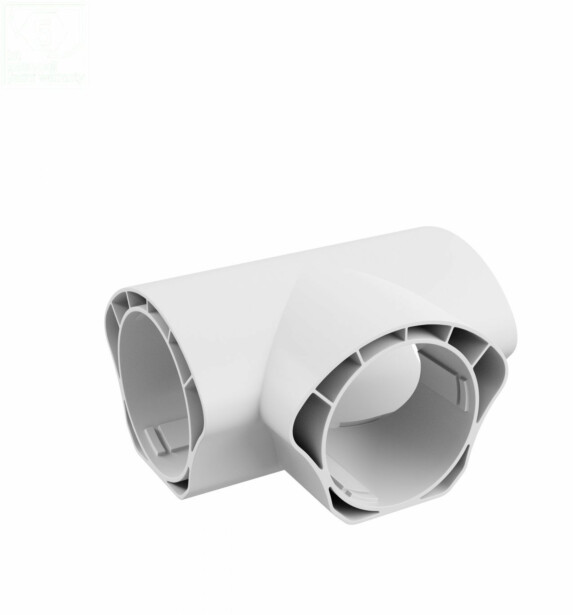 T-valaisinliitin Spectrum Limea Vario 120x60x70mm valkoinen