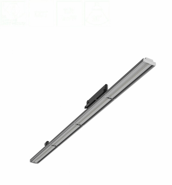 Kiskovalaisin Spectrum Optibar 12-42W CCT 90° IP20 Ra90 1200x60x90mm musta