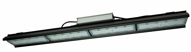 Ripustettava teollisuusvalaisin Spectrum Halls Line 200W 4000K 90° IP66 IK10 990x126x95mm musta