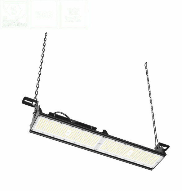 Ripustettava teollisuusvalaisin Spectrum Halls Line 2 High Bay 150W 4000K 40x110° IP66 IK10 900x150x130mm musta
