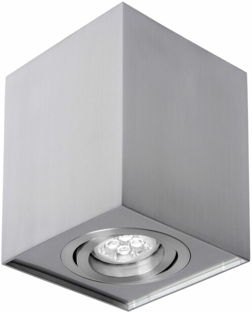 Spottivalaisin Spectrum Chloe GU10 neliö säädettävä 97x97x125mm