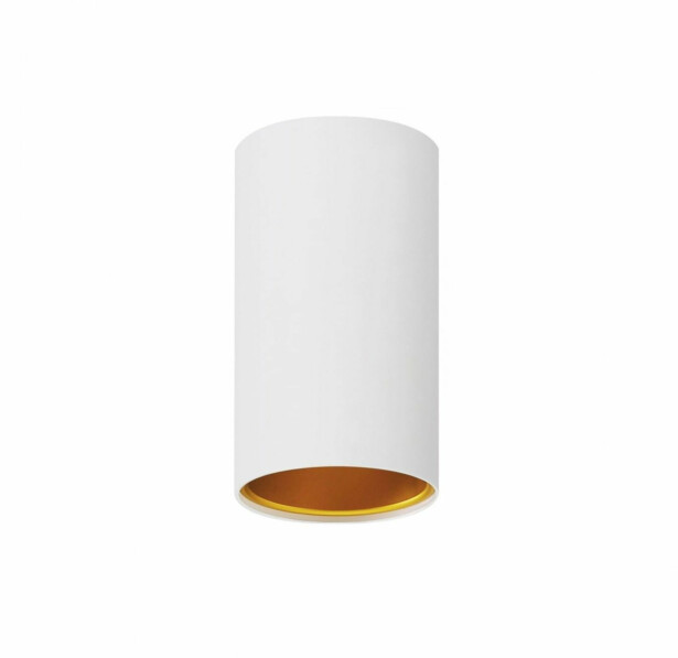 Kohdevalaisin Spectrum Chloe GU10 ei-säädettävä Ø70x128mm kullanvärinen sisäosa