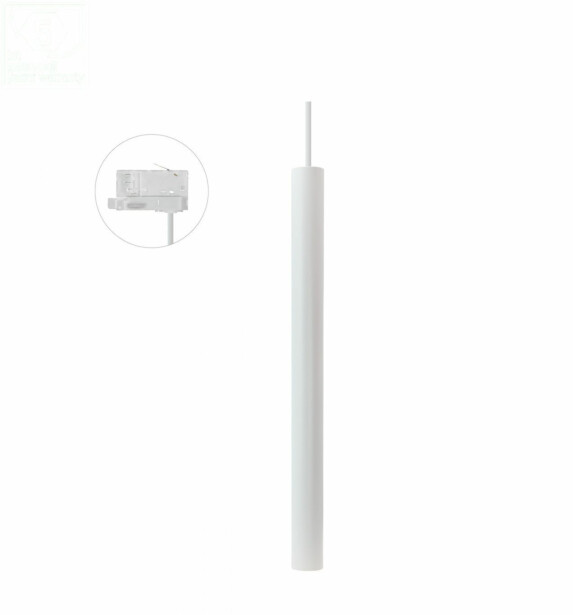 Kiskoriippuvalaisin Spectrum Chloe Slim MR11 3-vaihekiskoon Ø40x500mm