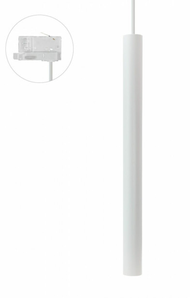 Kiskoriippuvalaisin Spectrum Chloe Slim MR11 3-vaihekiskoon Ø40x500mm