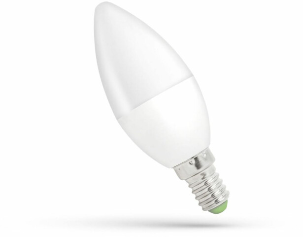 LED-päivänvalolamppu Spectrum E14 kynttilä 230V 6W 6000K