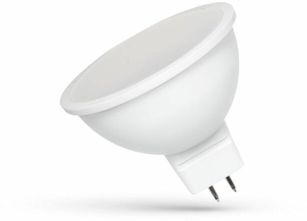 LED-lamppu Spectrum GU5.3 6W 12V mattalasikupu, eri värilämpötiloja