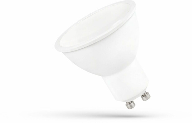 LED-lamppu Spectrum GU10 9W 230V mattalasikupu, eri värilämpötiloja