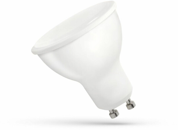 LED-lamppu Spectrum GU10 4W 230V mattalasikupu, eri värilämpötiloja