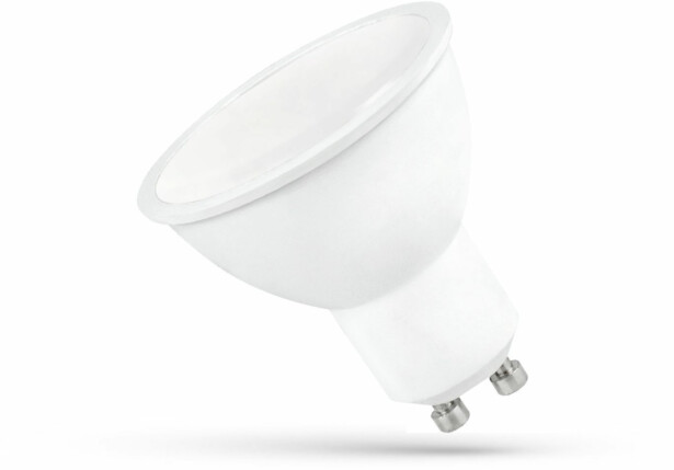 LED-lamppu Spectrum GU10 6W 230V mattalasikupu, eri värilämpötiloja