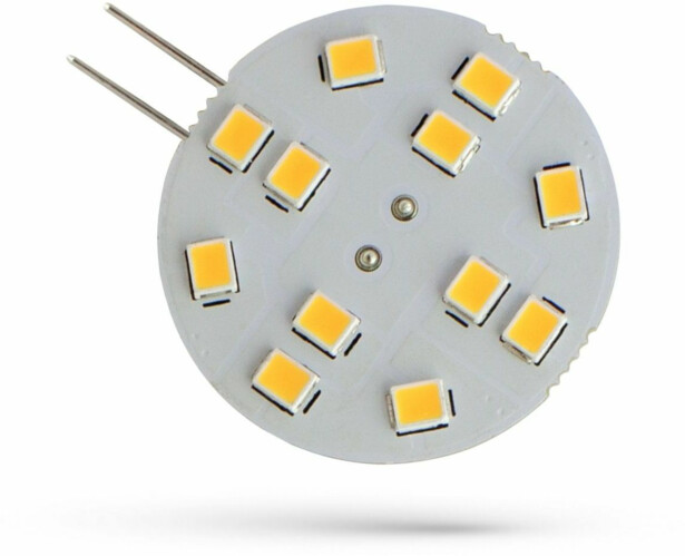 LED-polttimo Spectrum G4 2W 12V 30mm, eri värilämpötiloja