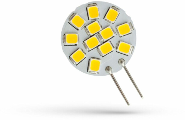 LED-polttimo Spectrum G4 1.2W 12V 20mm, eri värilämpötiloja