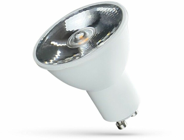 LED-lamppu Spectrum GU10 6W 230V SMD 10° linssillä, eri värilämpötiloja
