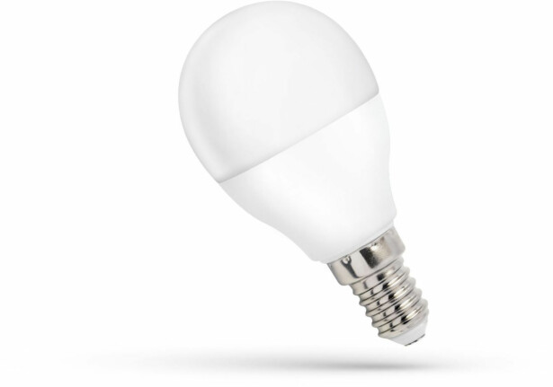 LED-lamppu Spectrum E14 pallo G45 8W 230V, eri värilämpötiloja