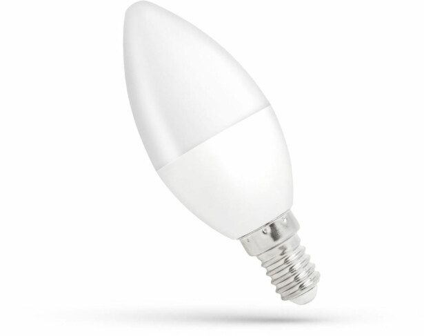 LED-päivänvalolamppu Spectrum E14 kynttilä 8W 230V 6000K