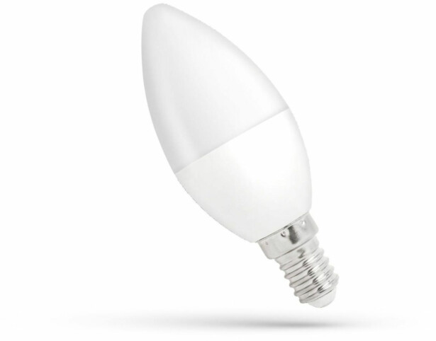 LED-päivänvalolamppu Spectrum E14 kynttilä 6W 230V 6000K himmennettävä