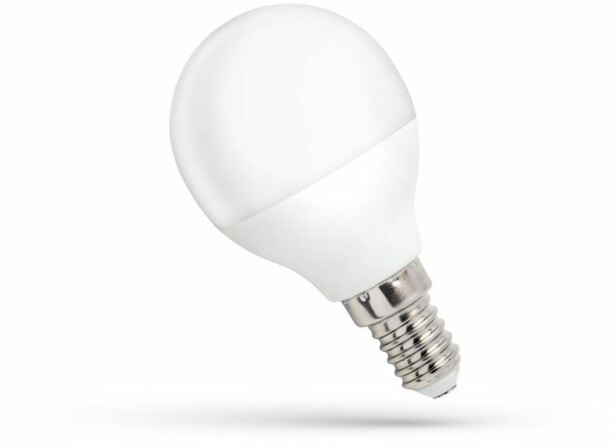 LED-lamppu Spectrum E14 pallo G45 1W 230V, eri värilämpötiloja