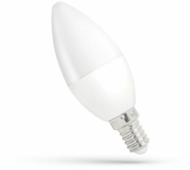 LED-päivänvalolamppu Spectrum E14 kynttilä 1W 230V 6000K