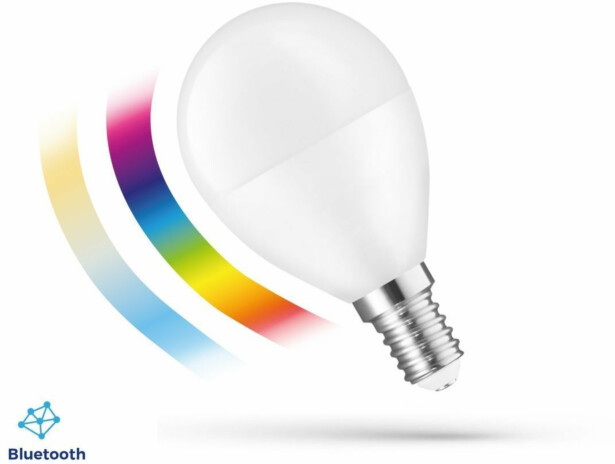 LED-älylamppu Spectrum E27 5W 230V CCT+DIM BTM 3000-6000K