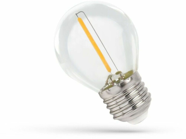 LED-pallolamppu Spectrum E27 1W 230V 1800K