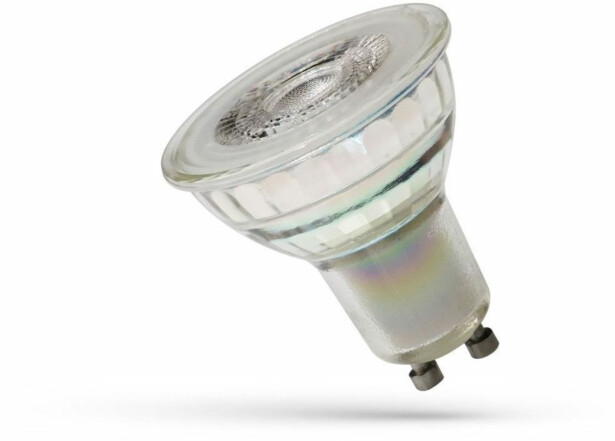LED-lamppu Spectrum GU10 3.5W 230V 3000K lasi linssillä